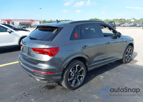 2025 Audi Q3 Premium 45 Tfsi S Line Quattro Tiptronic из США, поврежденный, VIN WA1EECF35S1046845